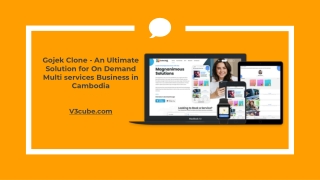 Gojek Clone - An Ultimate Solution for On Demand Multi services Business in Camb