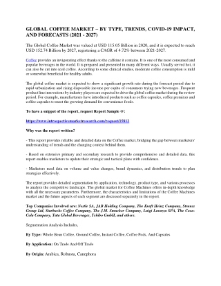 Global Coffee  Market