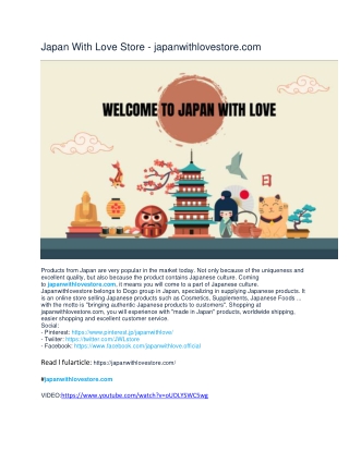 Japan With Love Store