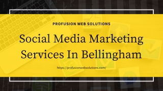 Social Media Marketing Services  In Bellingham