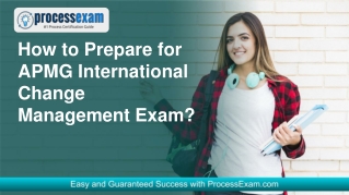 [Study Tips] APMG International Change Management Certification Exam