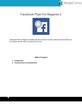 Magento 2 Facebook Pixel