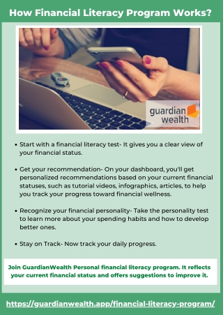 Join Personal Financial Literacy Program & Grow Your Wealth | GuardianWealth