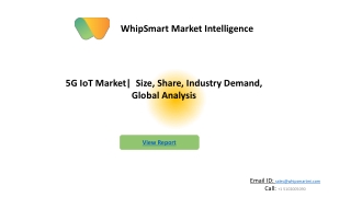 5G IoT market | Growth, Trends, and Forecast (2021 - 2027)