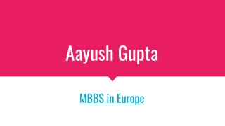 MBBS in Europe | Europe Medical College | Study Mbbs in Europe