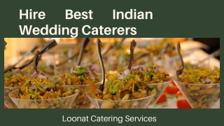 Hire Best Indian Wedding Caterers