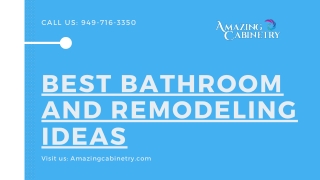 Best bathroom and remodeling ideas