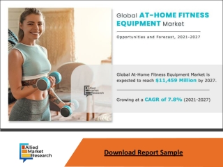 At-Home Fitness Equipment Market Expected to Reach $11,459 Million by 2027