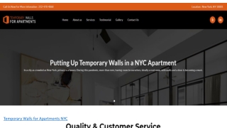 Temporary Walls for Apartments NYC PPT