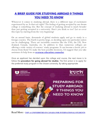 A BRIEF GUIDE FOR STUDYING ABROAD 9 THINGS YOU NEED TO-converted