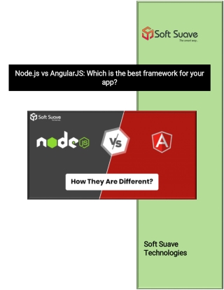 Comparison Node.js and AngularJS