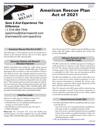 American-Rescue-Plan-Act-of-2021