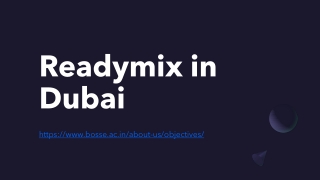 Readymix in Dubai