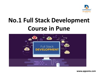 No.1 Full Stack Developemnt Course in Pune