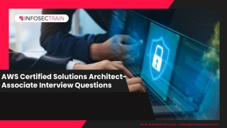 AWS Certified Solutions Architect- Associate Interview Questions