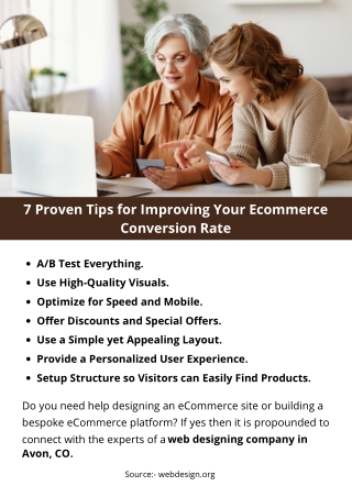 7 Proven Tips for Improving Your Ecommerce Conversion Rate