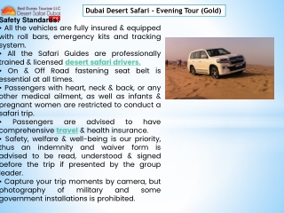 Desert Safari Tours Dubai