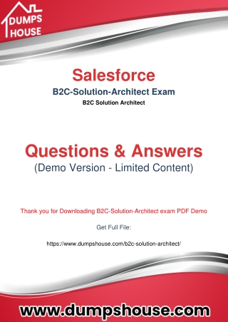 Study With Salesforce B2C-Solution-Architect Actual Questions To Boost Your Prep