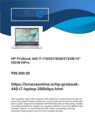 HP ProBook 440 I7
