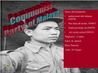 Communist Party of Malaya
