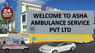 Book Road Ambulance Service with best medical equipment arrangement |ASHA