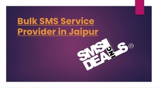 Bulk SMS Service Provider in Jaipur PPT