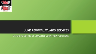 JUNK REMOVAL ATLANTA SERVICES