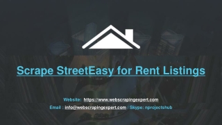 Scrape StreetEasy for Rent Listings