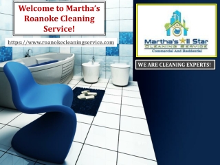 Deep Cleaning Services Roanoke VA