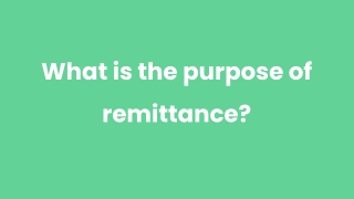 What is the purpose of remittance_