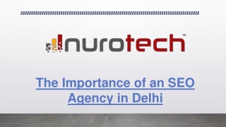 The Importance of an SEO Agency in Delhi