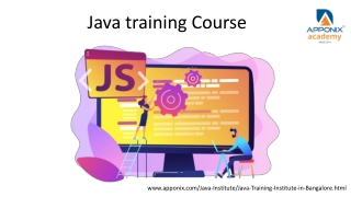 Java training Course