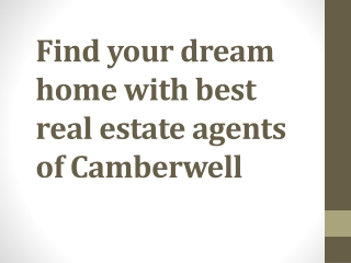 Find your dream home with best real estate