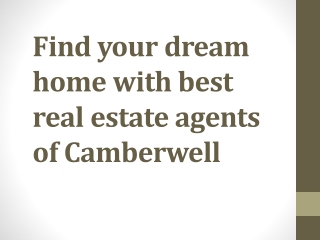 Find your dream home with best real estate