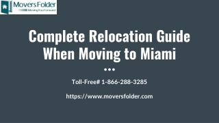 Complete Relocation Guide When Moving to Miami