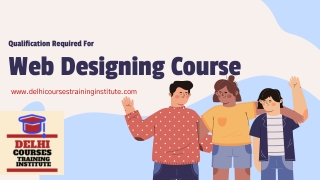 Qualification Required For Web Designing Course
