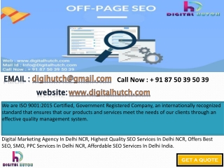 Best SEO Companies |SEO Services |Digital Marketing Agency |Digital Hutch