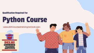 Qualification Required For Python Course