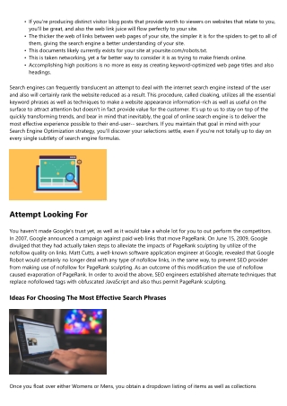 The Significance Of Seo In Marketing Your Service