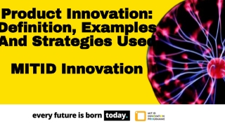 Product Innovation - MITID Innovation