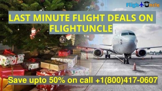 Last Minute Flight Deals & Offers | Book Airline Flights with FlightUncle