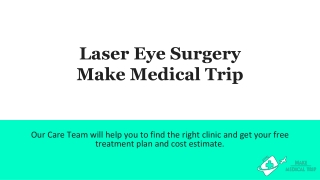 Find Eye Surgery Abroad with Make Medical Trip