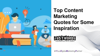 Top Content Marketing Quotes for Some Inspiration