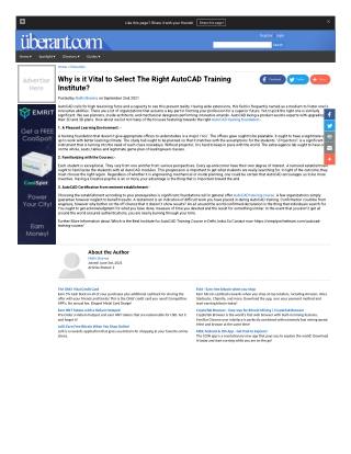15  Years AutoCAD Training Institute in Delhi, India