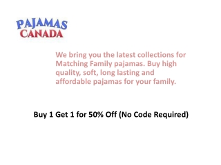 Pajamas Canada