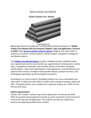 Global Cellular Core Market