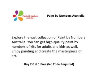 Paint with Numbers Australia