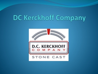 PPT - Pavers & Hardscape - DC Kerckhoff Company
