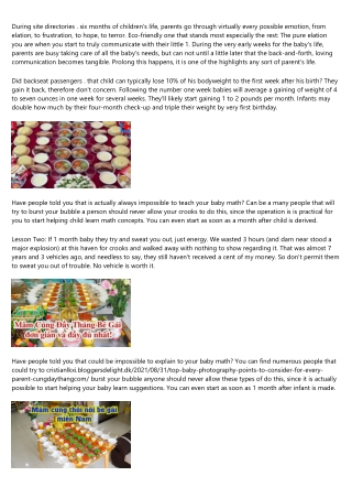 Making Baby Food From Family Food - Step 1, What Foods When - cungdaythang.com