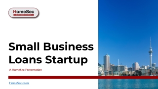 Small Business Loans Startup